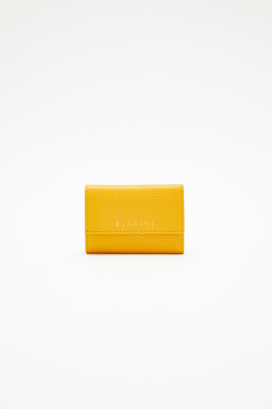 Yellow mini wallet – Biagini 1968